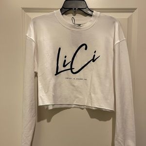 LiCi fit cropped sweatshirt